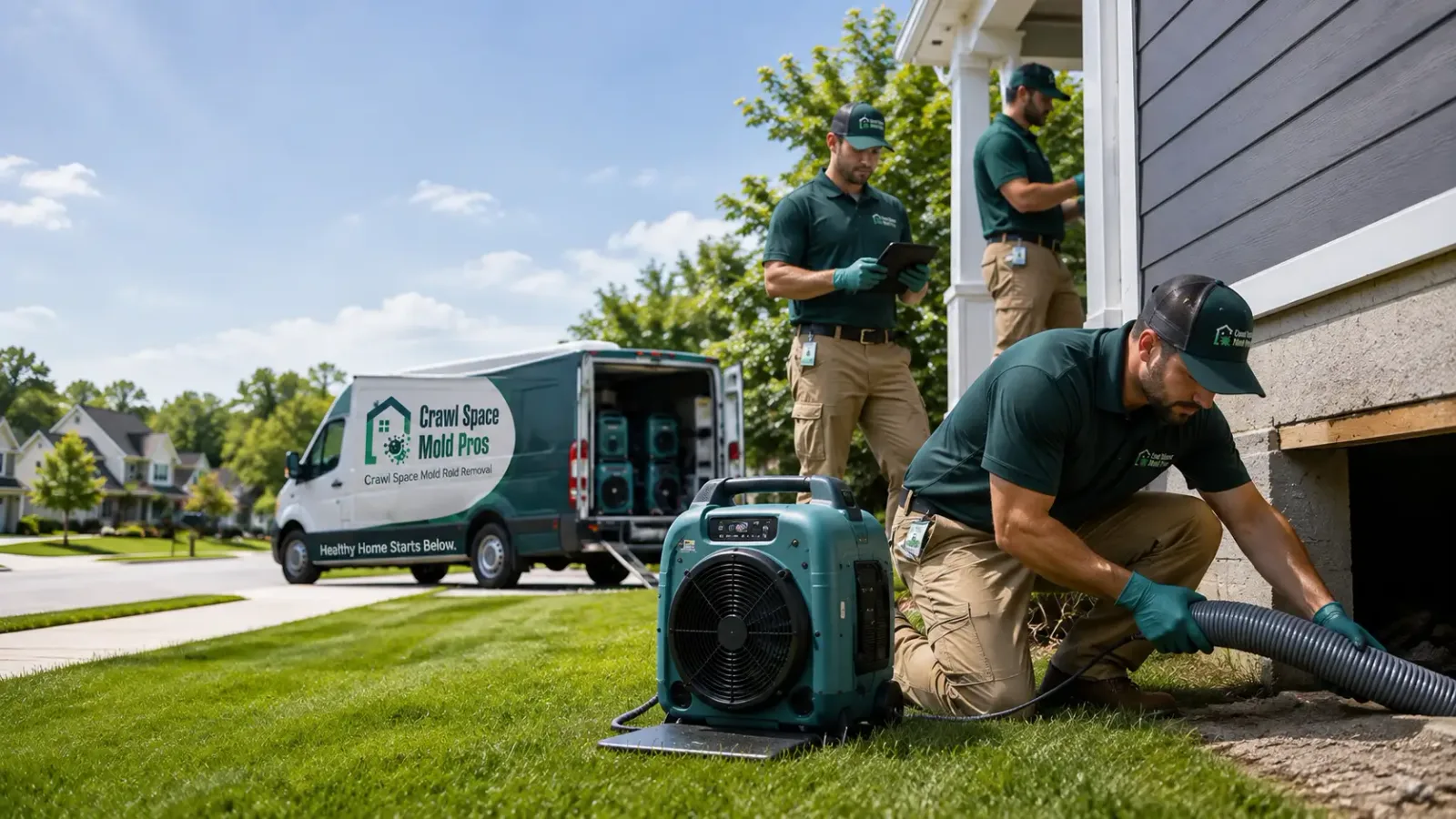Crawl Space Mold Removal in Chamberlain, SD